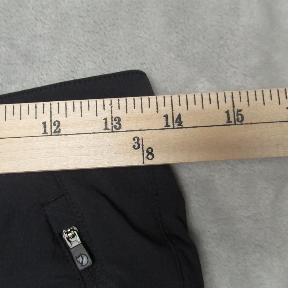 Fjallraven Pants Womens 2 Black Belted High Coast Trail Trousers Hiking 27x32 - Picture 9 of 16